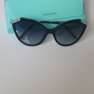 Tiffany & Co. Oversized Black Sunglasses